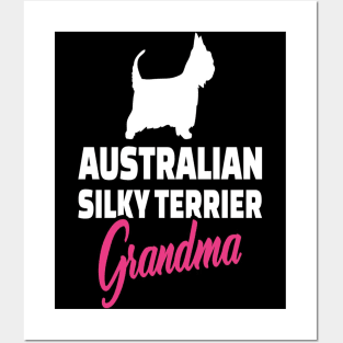 Australian Silky Terrier Grandma Posters and Art